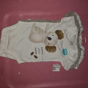 Child of Mine White and Brown Koala One Piece